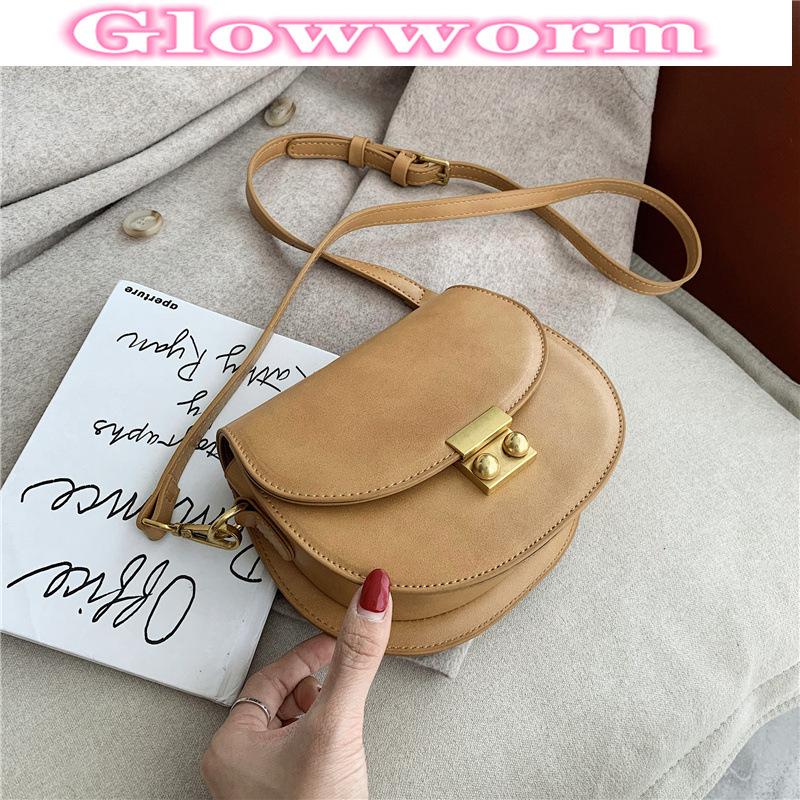 

New Leather Solid Color Crossbody Bags for Women 2021 Single Shoulder Bag High Quality Handbag Female Small Shoulder, Beige