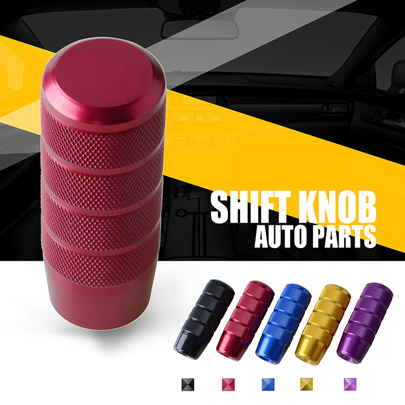 

Mini Manual Gear Shift Knob Aluminium Alloy Electroplating Color Shifter Handle Universal Fit for Car Modified Car Accessories