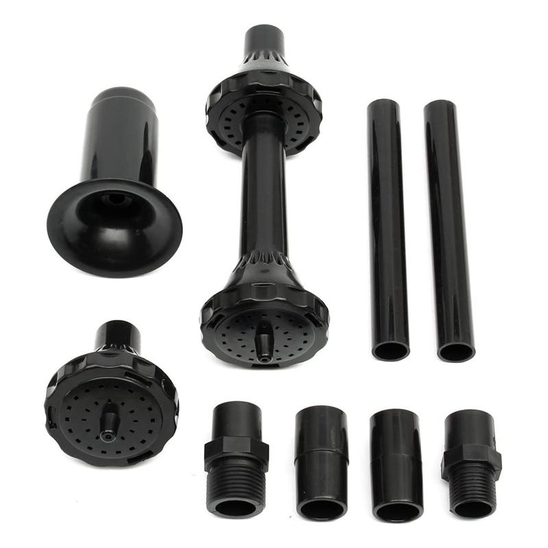 

9Pcs Small Fountain Nozzle Kit Water Fountain Nozzle Heads for Pond Submersible Pump Pool