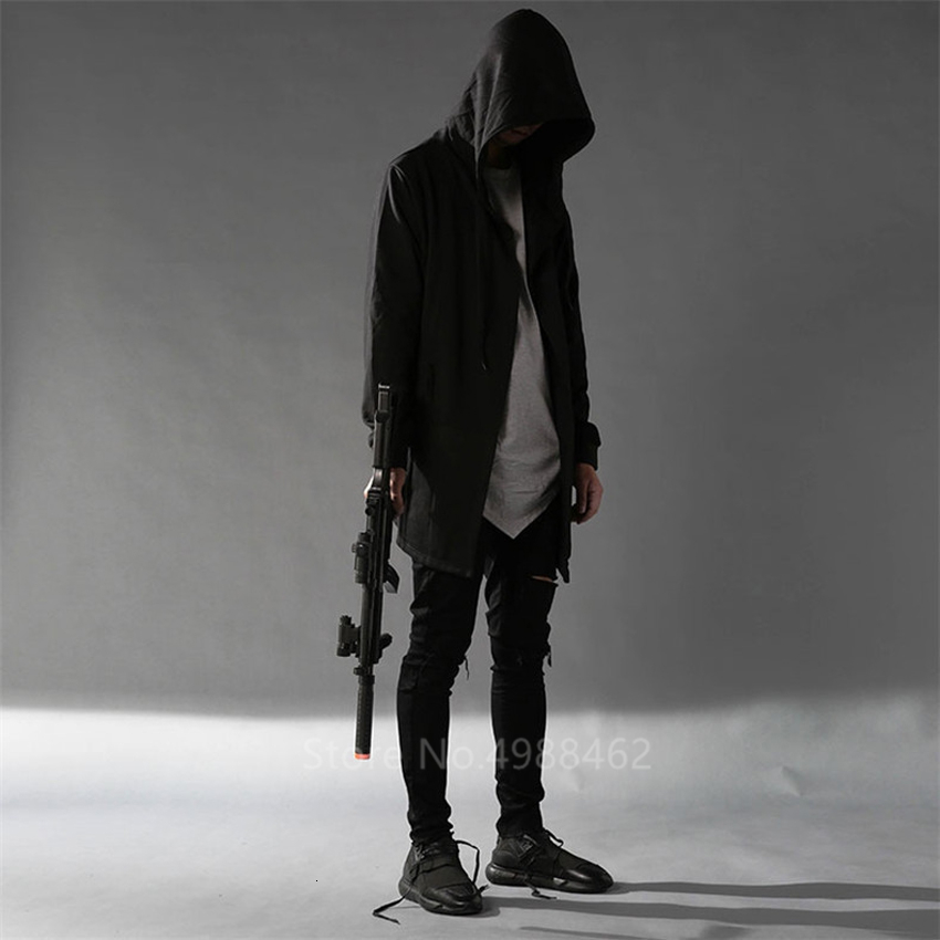 

2021 New Gothic Hip Hop Hoodie Men Black Streetwear Cardigan Sweatshirt Medieval Costumes Halloween Fashion Women Man Wizard Knight 3bg0