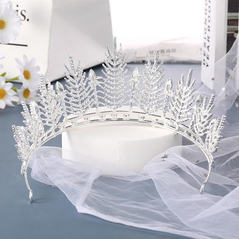 

Headpieces Bride Tiara European And American Hair Decoration Wedding Studio Queen Crown 100 Matching Ornaments