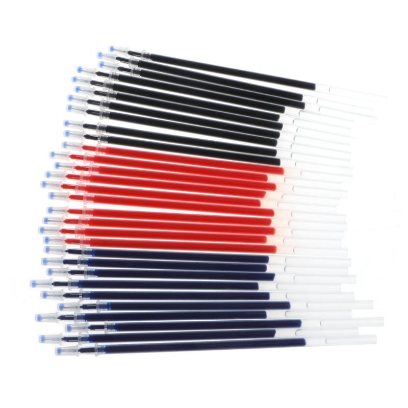 

10Pcs 0.38mm 0.5mm Gel Ink Ballpoint Pen Refill Black Blue Red Stationery Supply G92E