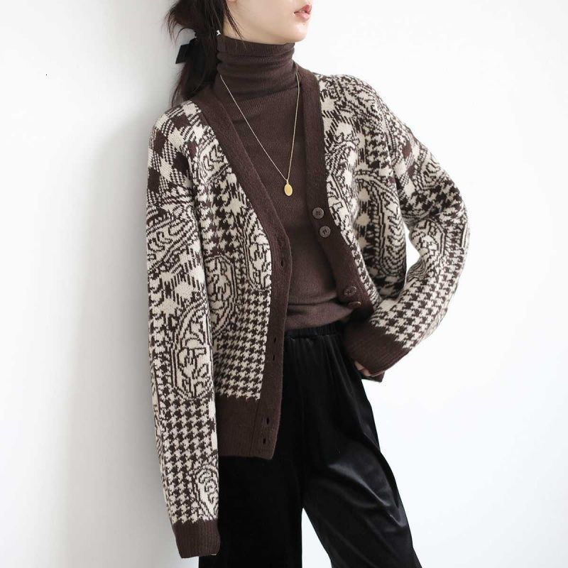 

women's sweaters oversized cardigan knitted coat long sleeve embroidered autumn winter 1zku, White;black