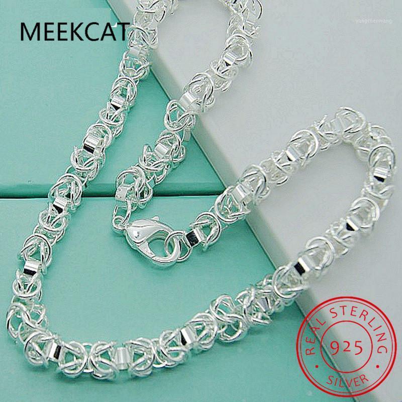 

Sterling Silver 7mm 20 Inches Chain Necklaces For Men Women Fashion Statement Necklace Party Jewelry Chains