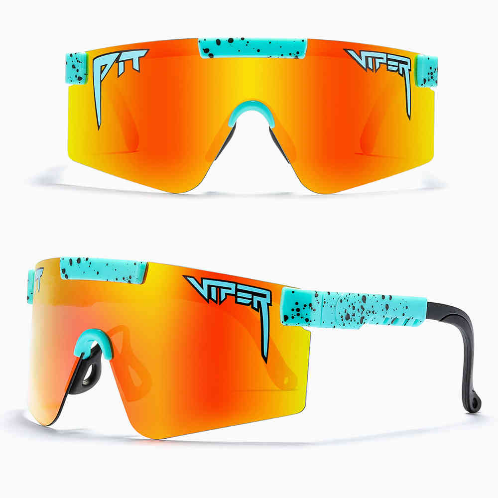 Lunettes de luxe de luxe Les années 2000 NOUVEAU PIT VIPER SUNGLASSES POLARISÉ DISBRABLABLE TR90 Cadre Caoutchouc Hommes Femmes Cool Sports Guzgl