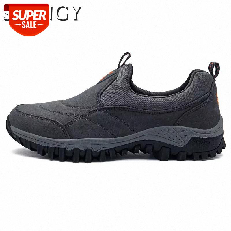 

Breathable Casual Men's Sneakers Outdoor Slip-On Patchwork Lightweight Hiking Cotton Men Shoes Non-Slip Soft Males Shoes #BR0A