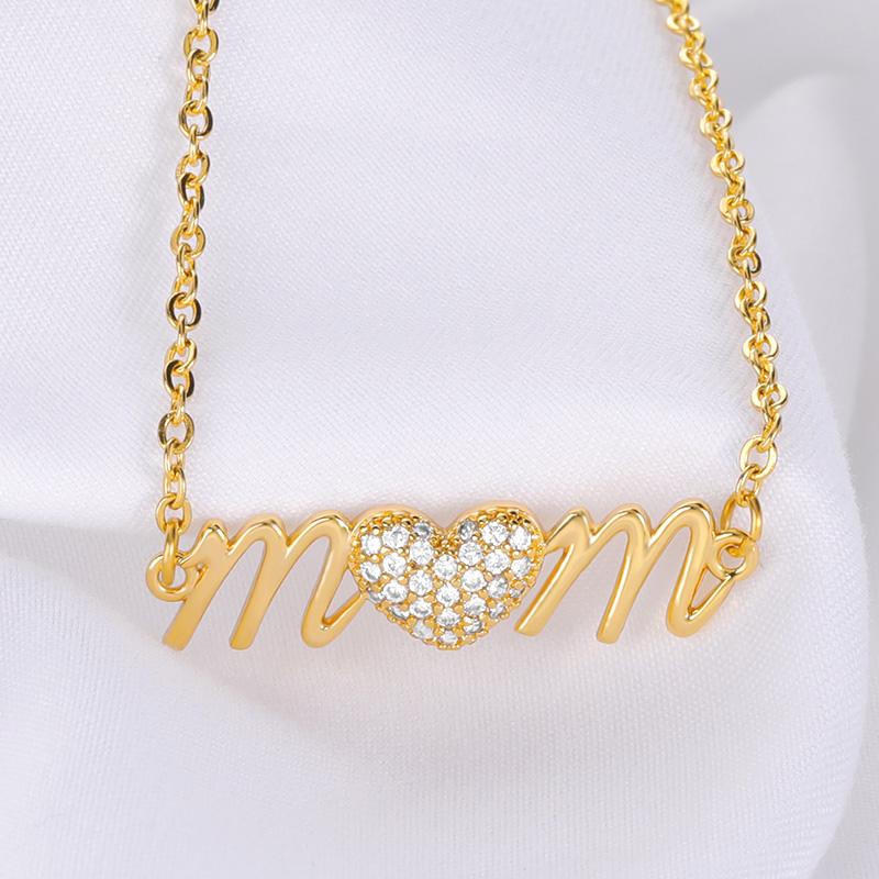

Chokers Fashion Selling Cross NecklaceJewelry Letter Mum Heart Womens Necklace