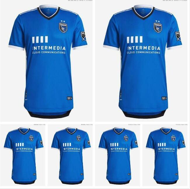 

2021 2022 San Jose Earthquakes Soccer Jersey 21 22 MLS #10 ESPINOZA WONDOLOWSKI Uniform Mens #6 ALANIS YUEILL Football Shirts, White