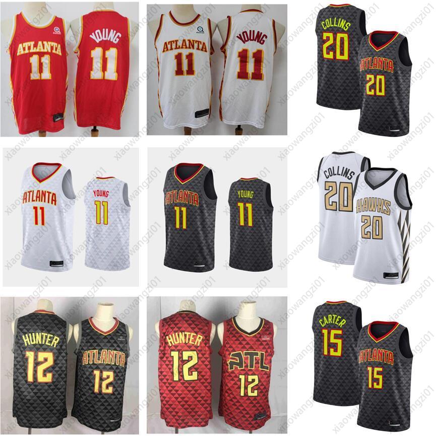 

Jersey Custom Printed 11 Trae\rYoung 15 Vince\rCarter Men Swingman Basketball Jerseys Statement\rEdition Red, Black;yellow