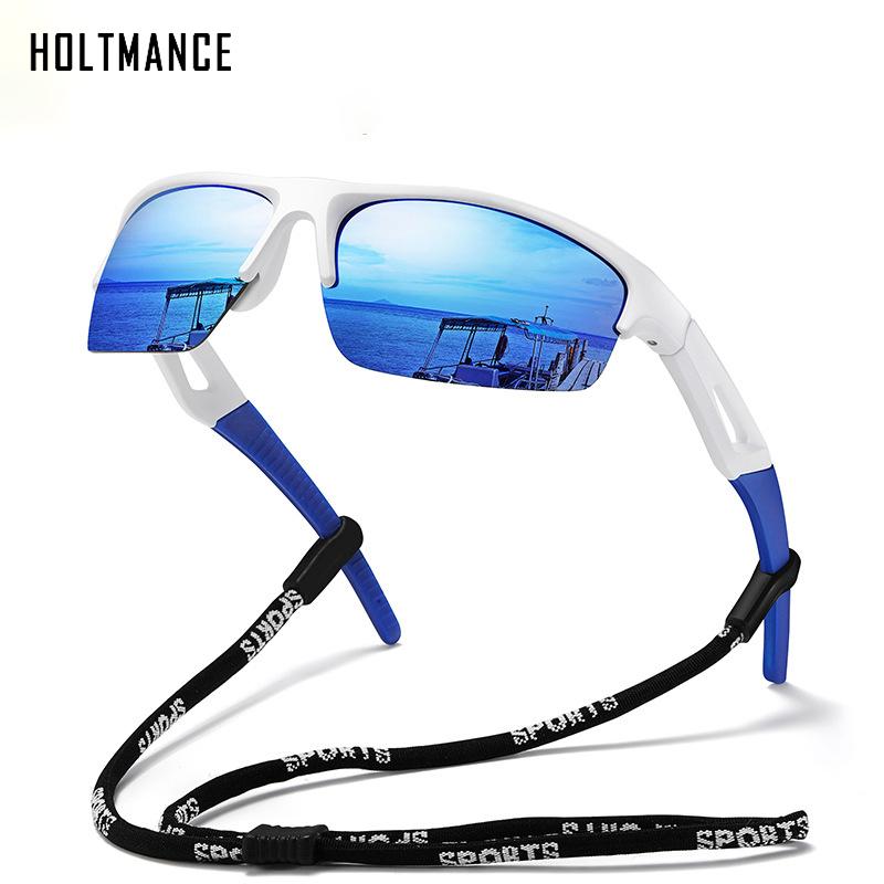 

Sunglasses Mens Polarized For Men Outdoor Running Windproof Sand Goggle Sun Glasses UV Protection With Rope