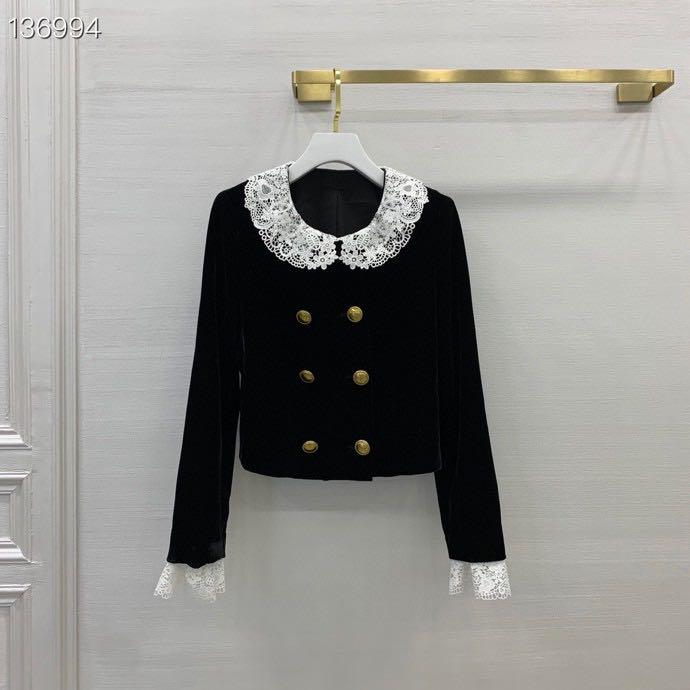 

Women's Jackets Rk991 Fashion Women Coats & 2021 Runway Luxury European Design Party Style Clothing, Black;brown