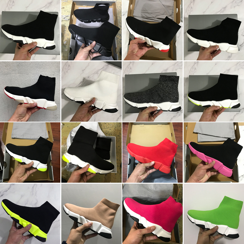 

2022 Boots Socks Sneakers Top Quality Fashion Triple Black White Oreo Red Green Flat Apricot Men Women Shoes Sport With Dust Bag, #5 gypsophila