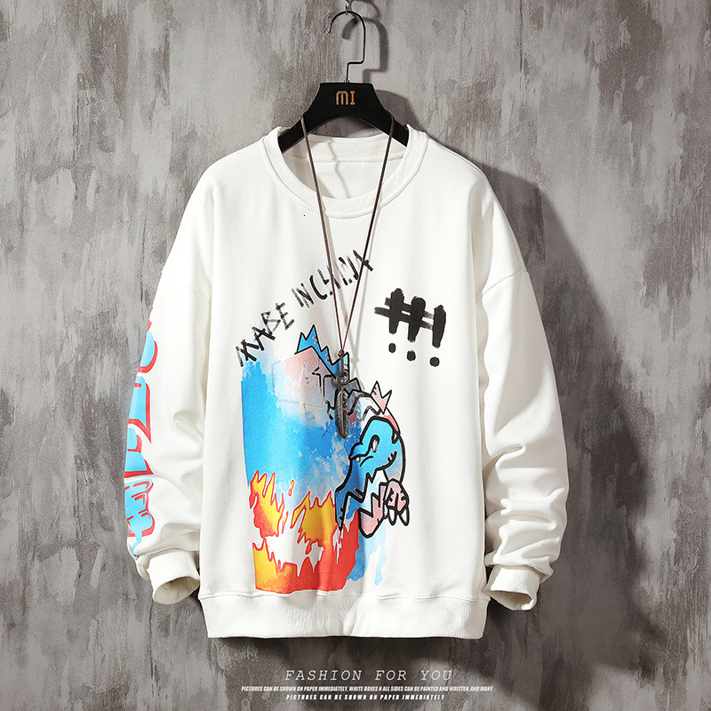 

2021 Dragon Imprint New Fashions Male Hoodies Hip Autumn Men's Hoodie Clothes 1g6a, Orange