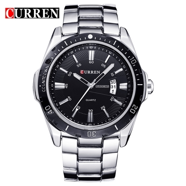 

2021 HOT Brand Luxury Men's Watch Clock Waterproof Sports StainlSteel Watch Men Quartz Casual Wrist Watch Relogio Masculino X0524, No.3
