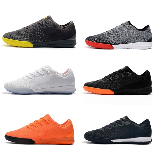 

Low Ankle Womens Soccer Cleats 100% Original Mercurial VaporX VII Pro IC Indoor Soccer Shoes Kids Football Boots, As photo 2