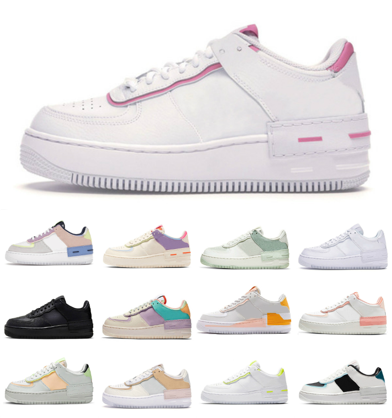 

Top Quality Men Women Running Shoes triple Black Volt Low University Blue White One 1 Platform Utility Mens Trainers Shadow Sapphire Womens Sports Sneakers, Box