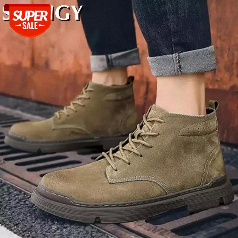 

Mens Casual Boots Platform Lace Up Winter New Warm Plush Male Ankle Boots Breathable Non Slip Outdoor Sports Hiking Shoes Men #RW5m