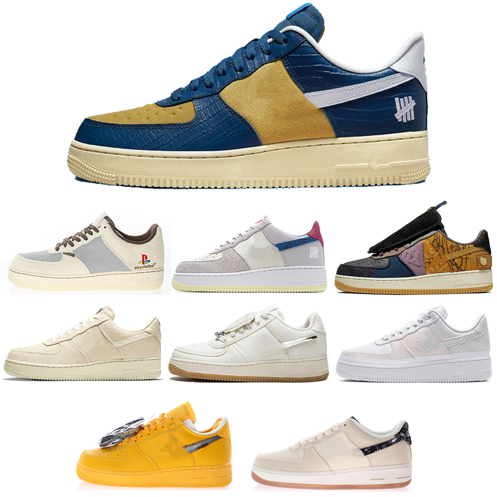 

2021 Travis Scotts x forcedd Low Mens and Womens Running Shoes University yellow 5 On It 1 '07 LX Paisley Sail High Quality Trainer Lei