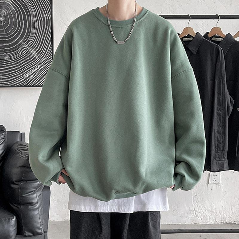 

Men's Hoodies & Sweatshirts 2021 Oversized Sweatshirt Men Solid Color Hip Hop Punk Pullover Streetwear Mens Casual Korean Harajuku Fashion C, Black