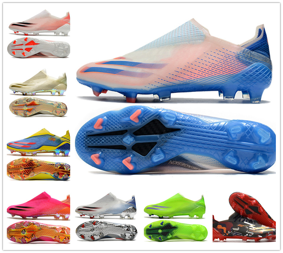 

2021 New X Ghosted.1 Precision to Blur FG Mens Women Boys Ghosted .1 Lace-Up Soccer Football Shoes Soccer Boots Soccer Cleats Size US 6.5-11, 0006