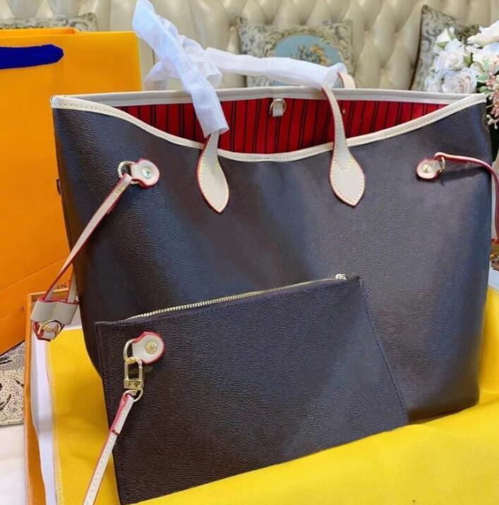 

2pcs/set Classic Designers Womens Handbags Ladies Handbags Crossbody Shoulder Composite Totes Female Purse with Wallet, Red2/45cm