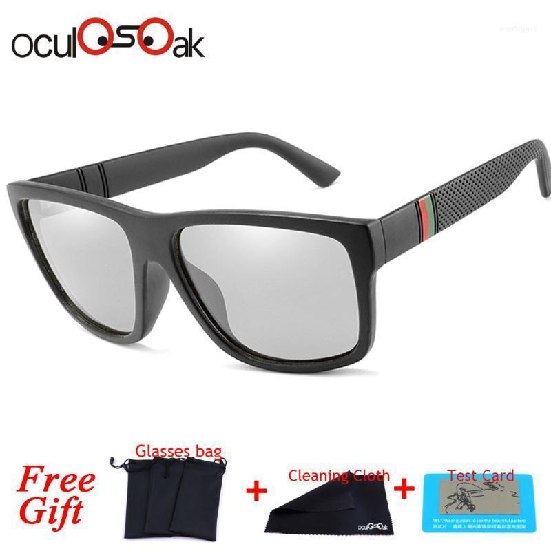 

Sunglasses Mens Driving Pochromic Men Polarized Discoloration Driver Sun Glasses Transition Lens UV400 Anti-Glare1