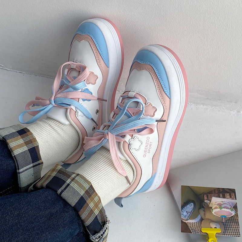 

Sweet College Student Kawaii Japanese Girl Pretty Anime Lolita Shoes Harujuku Women's Apartments Cosplay Loli Tennis 92r5