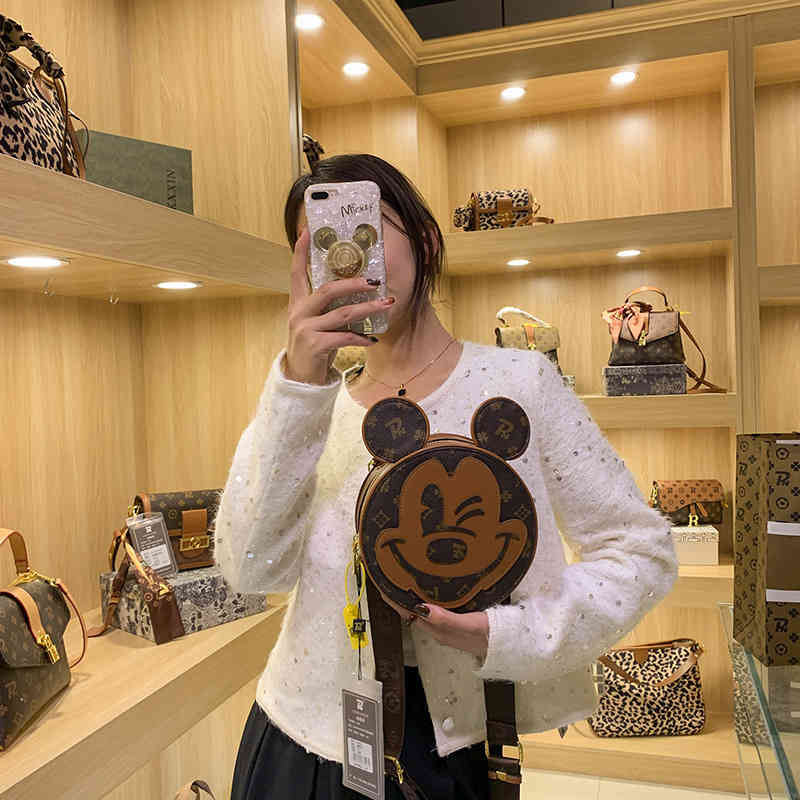 

66% OFF high quality Mouse messenger bag with pendant old Decor recommended5236937, Coffee