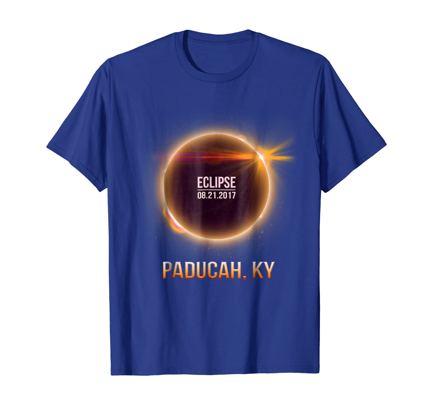 

paducah Kentucky Total Solar Eclipse 2017 Shirt, White;black