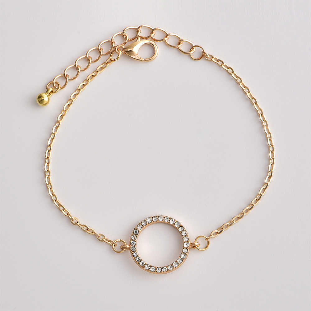 

4pcs/set Popular Fashion Bohemian Leaf Zircon Circle Bracelet Charm Open Women Bracelet Simple Jewelry Accessories Combination Q0719