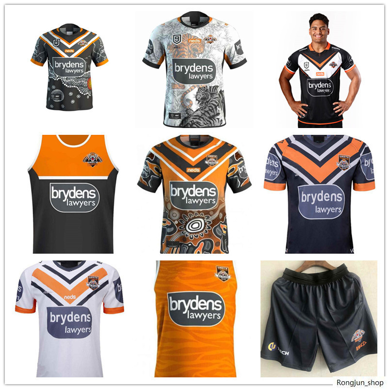 

2021 WESTS TIGERS rugby Jersey Indigenous super rugby Jerseys Nines Jersey Anzac ROCKET RACCOON Australia nrl Rugby League Jerseys, Black;gray