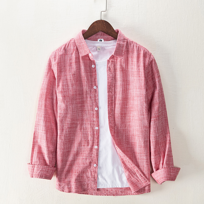 

2021 Arrival of Long Sleeve Solid Male Brand Casual Daily Fashion Simple Men's Shirts for Fashionable Spring Shirt Tops 6h5n, Blue