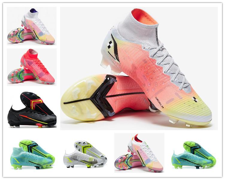

GIFT BAG Mens High Tops Football Boots CR7 Mercurial Vapores XIV Dragonfly 14 Elite FG Cleats Outdoor Neymar ACC Superfly VIII Soccer Shoes, 0005