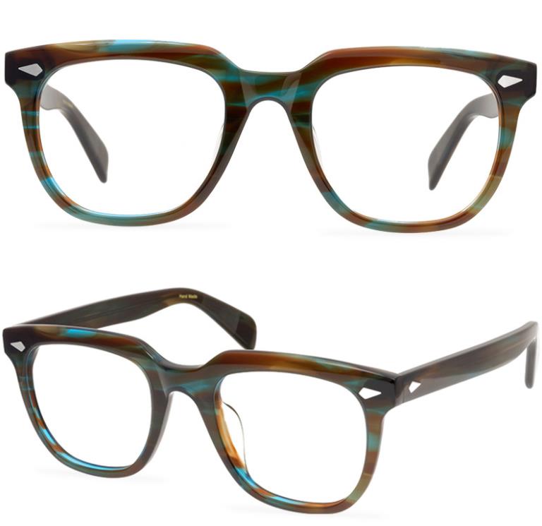 

Brand Myopia Glasses Frame Square Eyeglasses for Women Optical Glasses Big Size Men's Spectacle Frames American Style Fashion Eyewear with Box