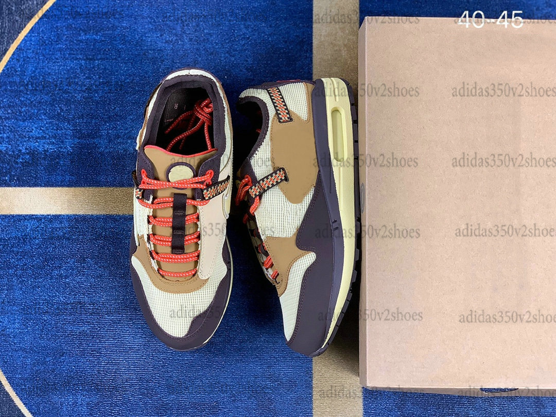 

Travis Scott x 1 Cactus Jack Running Sports Shoes 87 Baroque Brown Wheat Designer Men Women Trainer Sport Sneakers