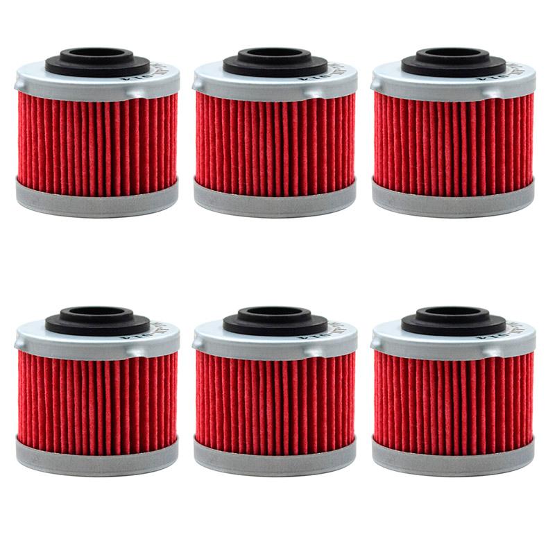 

Parts 1/2/4/6 Pcs Motorcycle Oil Filter For Aprilia 125 200 Scarabeo Light Net I.e.