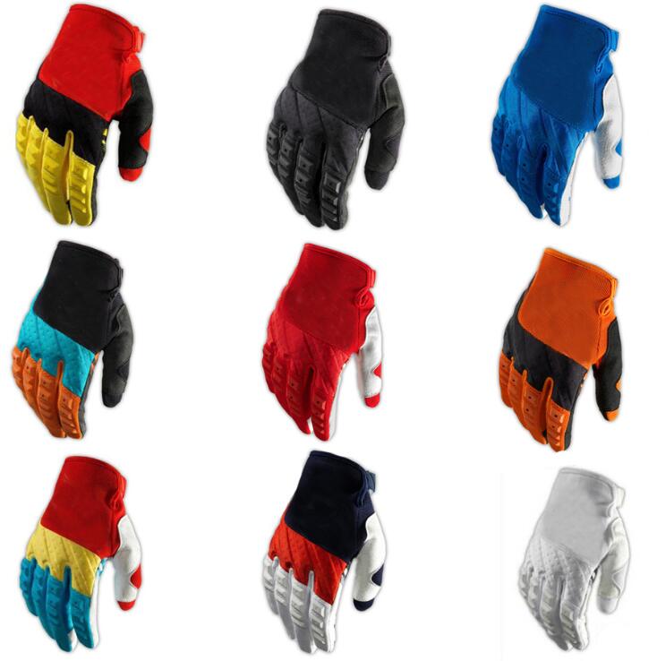 Motocross five-finger gloves, outdoor mountain bike riding equipment-image-703861778