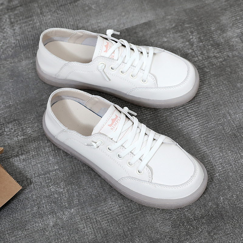 

Three sheep little white women's 2021 spring new single shoe low top one foot flat sole small shoes casual soft sole, Black