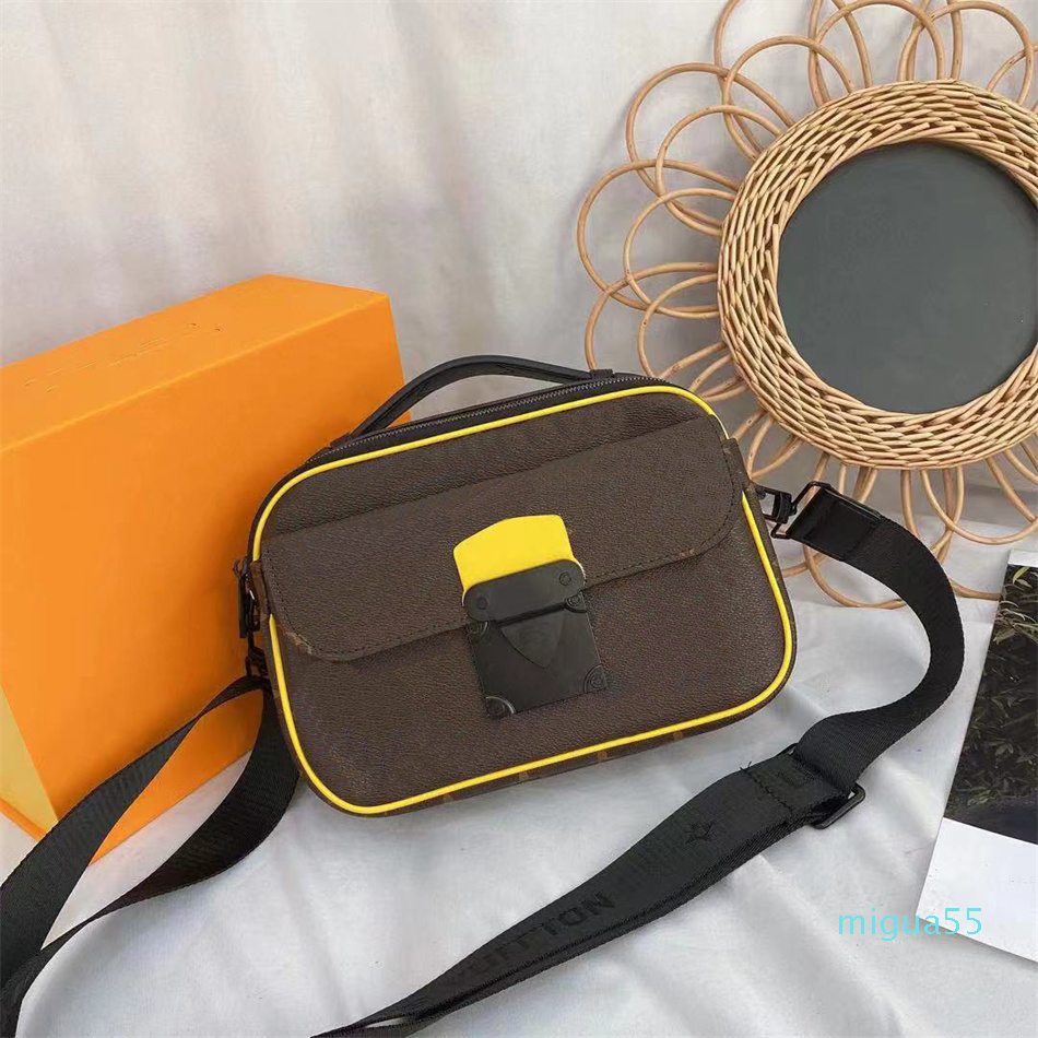 

Man Messenger Bag Slock Male Classic Shoulder Bags Letters Crossbody with High Quality, #1
