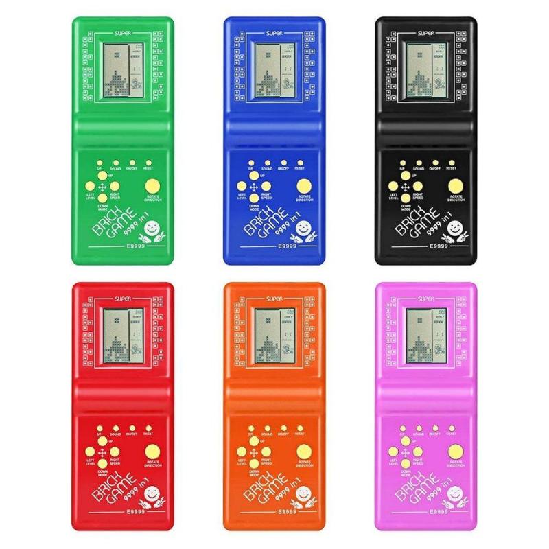 Portable Game Players Classic Handheld Machine Tetris Brick Kids Toy With Music Playback Without Battery-image-729242664