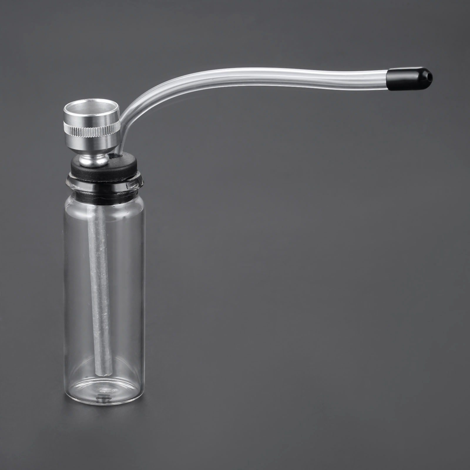 

1Pc Portable Mini Water Bong Herb Smoking Pipe GAS015 Glass Tobacco Smoke Pipe