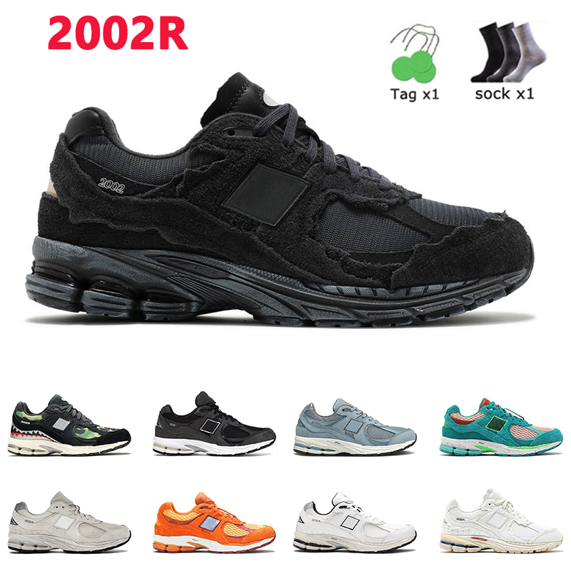

Outdoor Luxury Jogging Sports 2002R Runner Casual Shoes Protection Pack Phantom White Black Grey Camo Incense Year of the Ox Mens Women Designer Sneakers 2002 R, C11 protection pack phantom 36-45