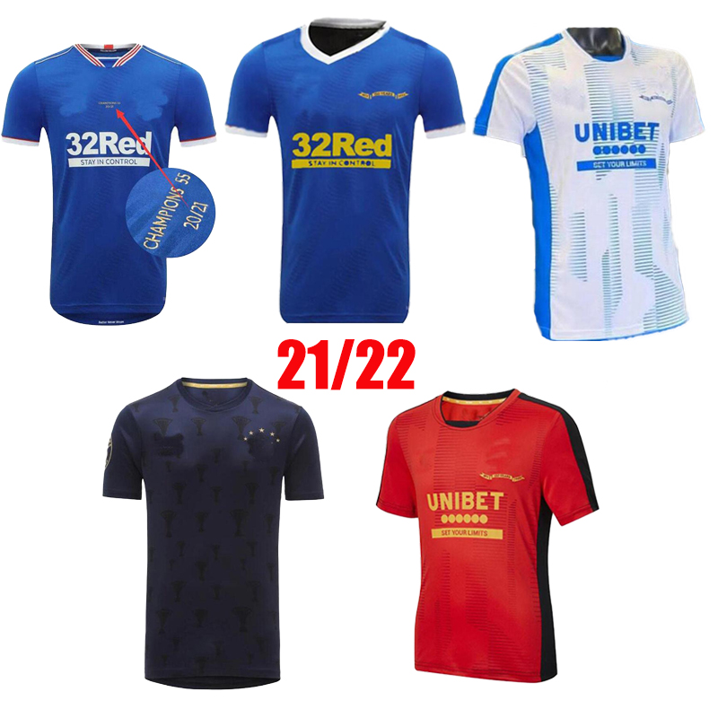 

2021 2022 Rangers Soccer jerseys Home Away Glasgow 150th Anniversary Trainning TEE VEST CHAMPIONS 55 TAVERNIER DEFOE MORELOS DAVIS 20 21 22 Football Shirt uniform, 21/22 trainning red
