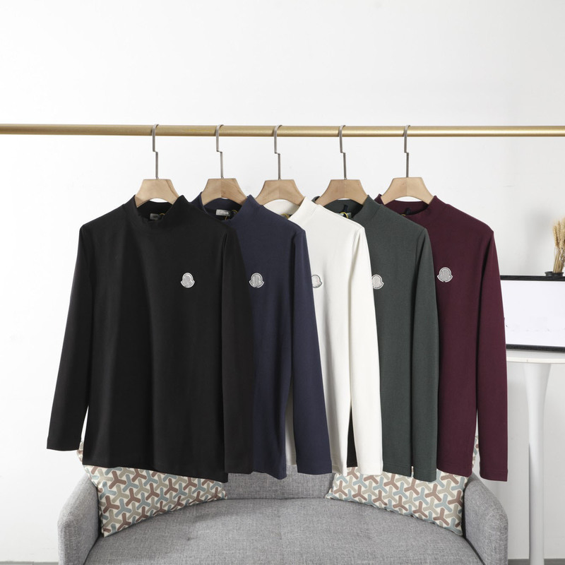 

2021 spring and autumn tide brand new bottoming shirt fashion all-match men and women with the same style1, Black