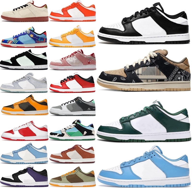 

Size 46 47 Low Running Shoes For Men Women Designer Sneakers Classic White Black Dazzle UNC Blue Grey Fog Bone Syracuse Court Purple Flats Runner Trainers, 50