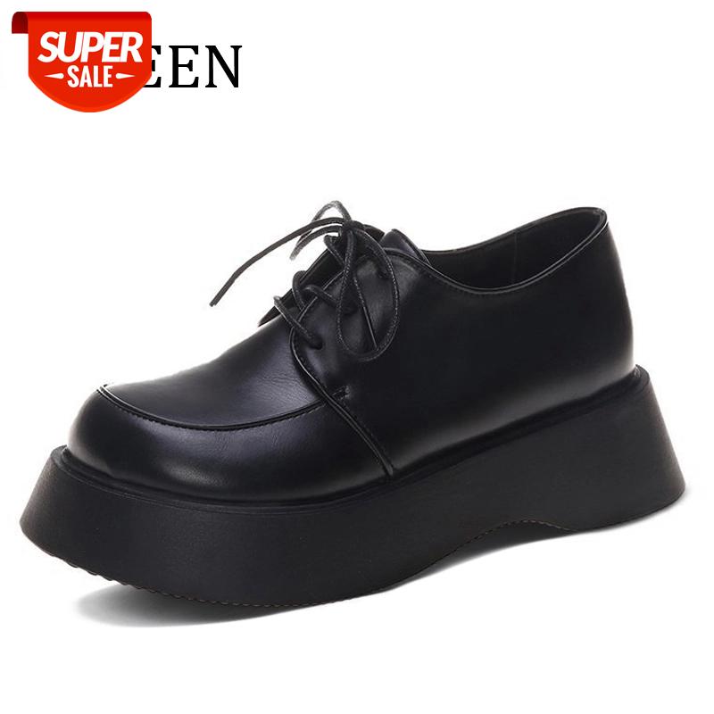 

YWEEN Spring Women Casual Shoes Breathable Female Round Toe Shoes Women Lace Up Increasing Girls Chaussures Femme Trainers #5H2p