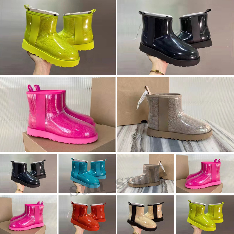 

Designer simplicity Wgg Classic Short snow boots woman plush womens girl lady winter knee classics clear mini Ankle Boot size 35-40, Color 4