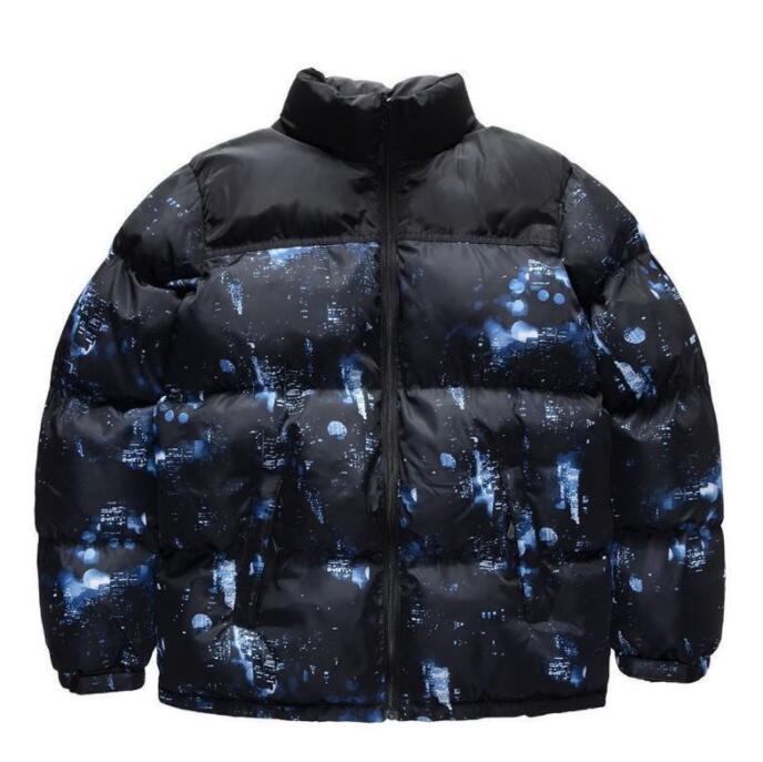 

21SS Mens Fashion Down Coat Leopard Pattern Boys Down Windbreaker Classical Unisex Thick Jacket for Winter Asian Szie, Picture color