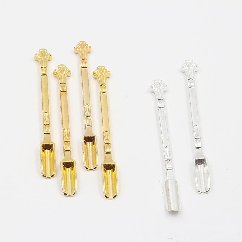 

Mini Smoke Shovel Micro Debug Medicine Spoon Metal Spoon Snorter Sniffer Powder Hoover Hooter Snuff Tobacco Pipe Shovel
