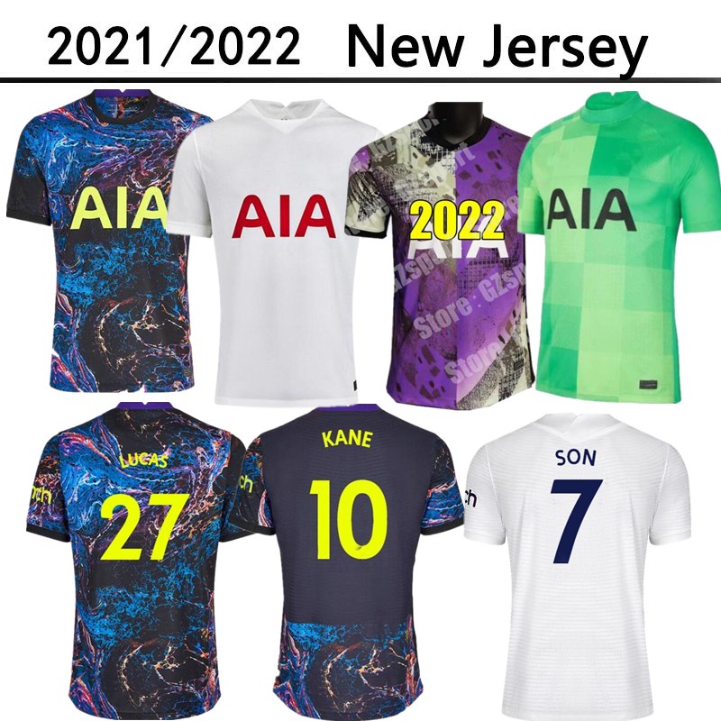 

21 22 DELE SON TOTTENHAM home away BALE KANE soccer jersey HOJBJERG BERGWIJN LO CELSO SPURS 2021 2022 LUCAS football shirts
